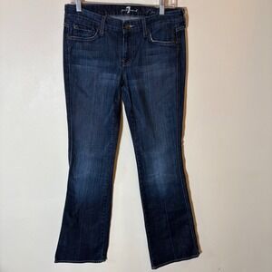 7‎ For All Mankind "A" Pocket Bootcut Jeans Dark Wash Y2K Size 29